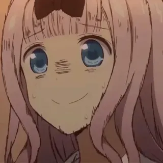 😯 Chika Fujiwara Kaguya-sama: Love Is War Аниме, Чика, Фудзивара, Кагуя-сама, Любовь это война, милый, каваий telegram sticker