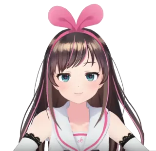 😊 Kizuna AI Anime, Youtuber virtuale, Vtuber, Kizuna AI, Kawaii, Carino, Celebrità di internet telegram sticker