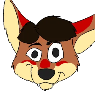 😈 Furry, Binatang, Kartun, Mamalia, Karakter, Ilustrasi, Gambar whatsapp sticker