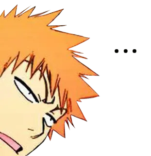 😑 Ichigo Kurosaki Bleach Anime, Manga, Ichigo, Kurosaki, Bleach, Postać whatsapp sticker