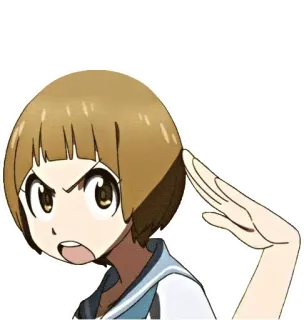 😕 Mako Mankanshoku Kill la Kill 애니, 캐릭터, 만화, 킬라킬, 만칸쇼쿠 마코 telegram sticker