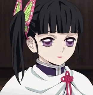 🌸 Kanao Tsuyuri Demon Slayer anime, demon slayer, kanao, butterfly, tsuyuri, manga telegram sticker