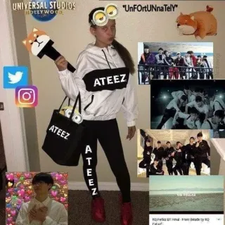 💁‍♀️ ATEEZ เพลง, เคป็อป, วง, ไอดอล, แฟนคลับ, บันเทิง telegram sticker