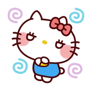 😗 Hello Kitty hello kitty, cartoon, cute, kawaii, cat telegram sticker