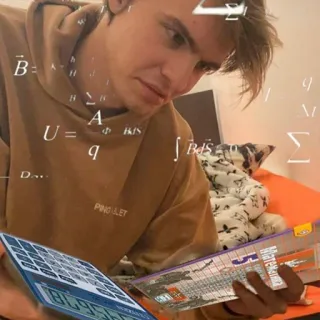 🧮 PING SLET
Математика matematika, aljabar, kalkulator, persamaan, buku teks telegram sticker