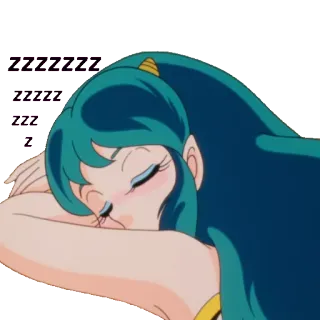 😴 ZZZZZZZZZZZZZZZZZZZZ นอน, อนิเมะ, zzz, zzz, ง่วง telegram sticker