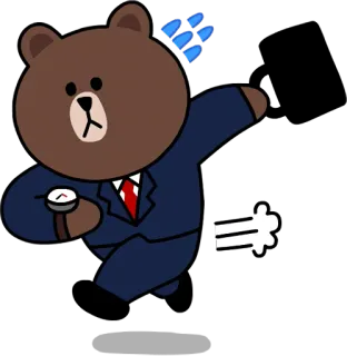 Brown & Cony :: @line_stickers whatsapp stickers