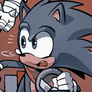 🧐 Sonic the Hedgehog Соник, ёж, мультфильм, игра, вождение telegram sticker