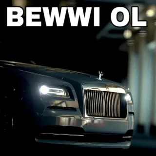 🇺🇿 BEWWI OL rolls royce, auto, luxus, automobil telegram sticker