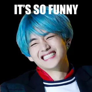 😆 IT'S SO FUNNY śmieszne, mem, żart, szczęśliwy, wyrażenie telegram sticker
