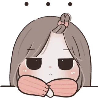 🩰 adesivo, desenho animado, menina, fofa, anime telegram sticker