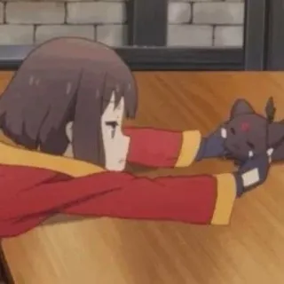 😪 Megumin Konosuba Anime, Megumin, Konosuba, Fofo, Meme, Engraçado telegram sticker