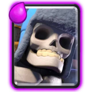 👾 esqueleto, Clash Royale, parca, videojuego whatsapp sticker
