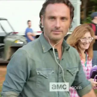 🎧 amc.com amc, walking dead, rick grimes telegram sticker