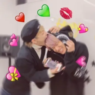 😋 ความรัก, หัวใจ, จูบ, มิตรภาพ, รัก telegram sticker