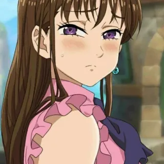 ✨ Diane Seven Deadly Sins Anime, Diane, Seven Deadly Sins, Imut, Kartun, Gadis telegram sticker