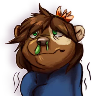 Beautiful Bosgo telegram stickers