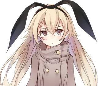 🙄 Anime, Garota, Personagem, Desenho animado, Ilustração, Mangá telegram sticker