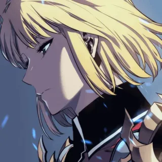 🕯 Anime, Manga, Nhân vật, Tóc vàng, Áo giáp telegram sticker