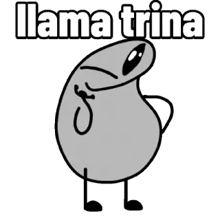 🔥 Llama trina lama, mème, drôle, mignon whatsapp sticker