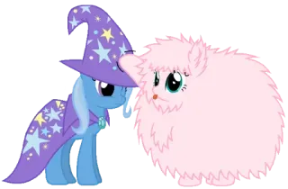 🤯 Trixie Lulamoon My Little Pony cartoon, pony, wizard, magic, friendship, pink, cute telegram sticker