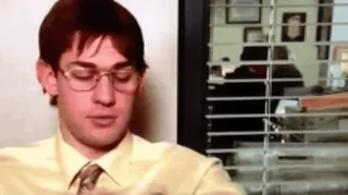 ⏰ Jim Halpert The Office Jim Halpert, The Office, TV Show, Comedy, Office, Funny, John Krasinski telegram sticker