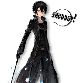 special pack "Kirito" by "NEZUMI" telegram stickers