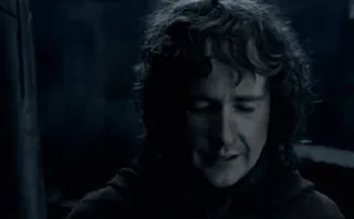 😖 Frodo Baggins Lord of the Rings frodo, baggins, hobbit, in de ban van de ring telegram sticker