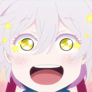 🧬 anime, manga, cartoon, character, stars whatsapp sticker