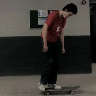 🍷 Patineta, Skate, Deporte, Adolescente, Joven telegram sticker