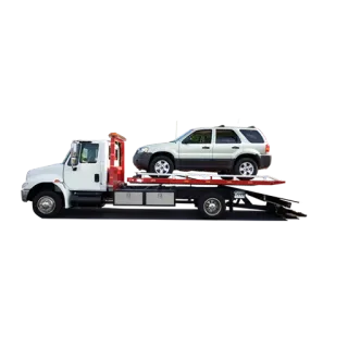 🚨 tow truck, car, transportation, vehicle, towing telegram sticker