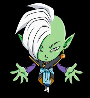 😌 Zamasu Dragon Ball Anime, Dragon Ball, Zamasu, Kartun, Stiker whatsapp sticker
