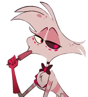 🍭 Angel Dust Hazbin Hotel demon, kreskówka, Hazbin Hotel, Angel Dust telegram sticker