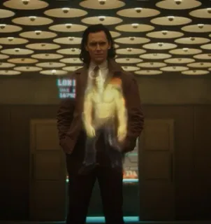 💚 Loki Loki, Marvel, Tom Hiddleston, Disney+, supereroe, serie TV telegram sticker
