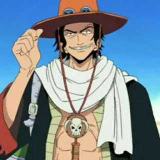 🔥 Portgas D. Ace One Piece Anime, Pirata, Portgas D. Ace, One Piece, Personaggio telegram sticker