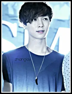 💮 zhanglay homme, personne, kpop, chinois, chanteur telegram sticker
