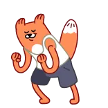 🕺 zorro, dibujos animados, baile, personaje telegram sticker