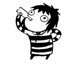 💧 drinking, cartoon, black and white, beverage telegram sticker