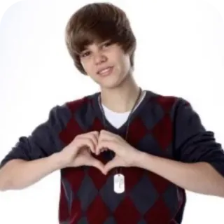 ❤ Justin Bieber telegram sticker
