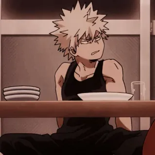 🧚 Katsuki Bakugo My Hero Academia Anime, Personaje, Bakugo, My Hero Academia whatsapp sticker