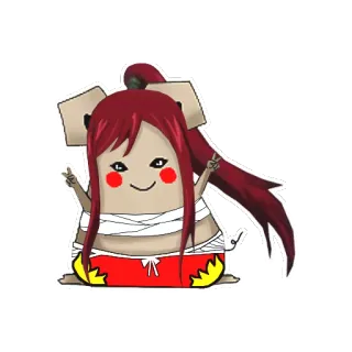 © Anime, Desenho animado, Personagem, Arte digital telegram sticker