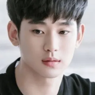😟 Kim Soo-hyun actor, coreano, celebridad, retrato telegram sticker