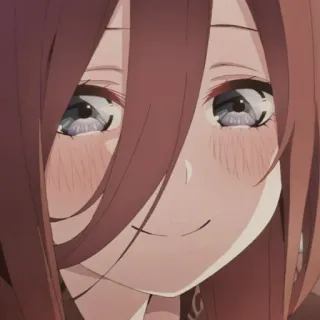 🔪 Miku Nakano The Quintessential Quintuplets Аниме, Мику, Накано, Пять невест telegram sticker