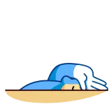 😫 dodo, vogel, cartoon, hoofdpijn, teleurstelling telegram sticker
