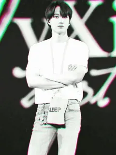 ➿ SLEEP man, t-shirt, jeans, k-pop, asian telegram sticker