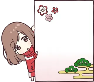 😳 Anime, Mädchen, Blumen, Zeichnung, Süß telegram sticker