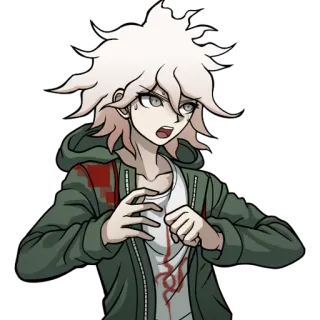😱 Nagito Komaeda Danganronpa anime, manga, Danganronpa, Nagito Komaeda, blood telegram sticker