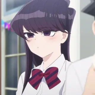 🦋 Komi Shouko Komi Can't Communicate Anime, Komi não consegue se comunicar, Komi Shouko, Fofo, Mangá, Estudante telegram sticker