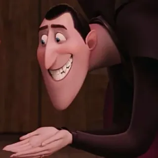 😊 Dracula Hotel Transylvania desenho animado, vampiro, monstro, animado, Drácula, Hotel Transilvânia telegram sticker