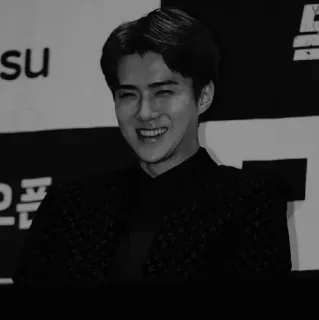 ⚓️ Sehun K-pop, Idol, Piosenkarz, EXO, Koreański, Muzyka, Gwiazda telegram sticker